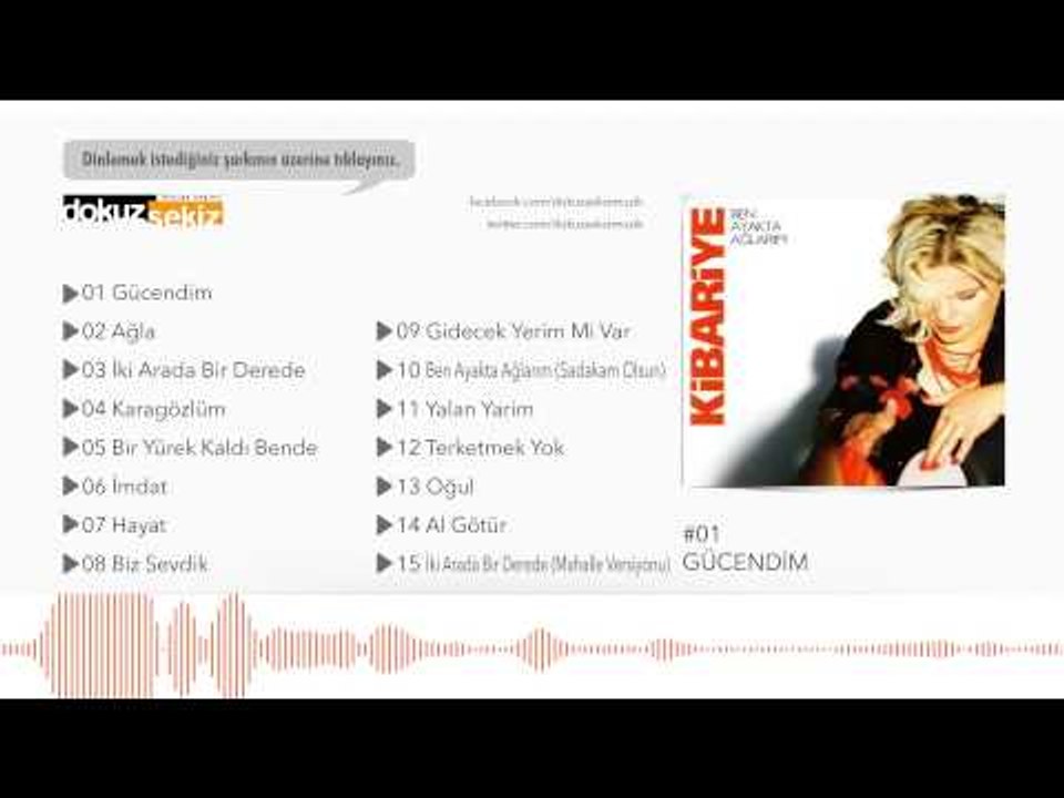Kibariye - Gücendim (Official Audio)