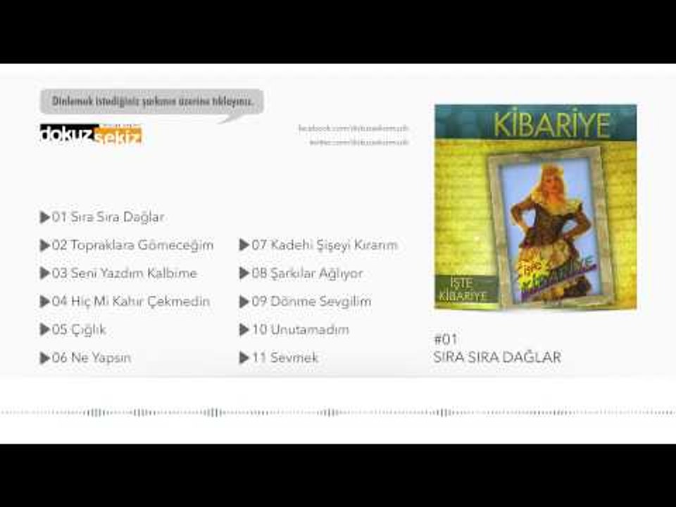 Kibariye - Sıra Sıra Dağlar (Official Audio)
