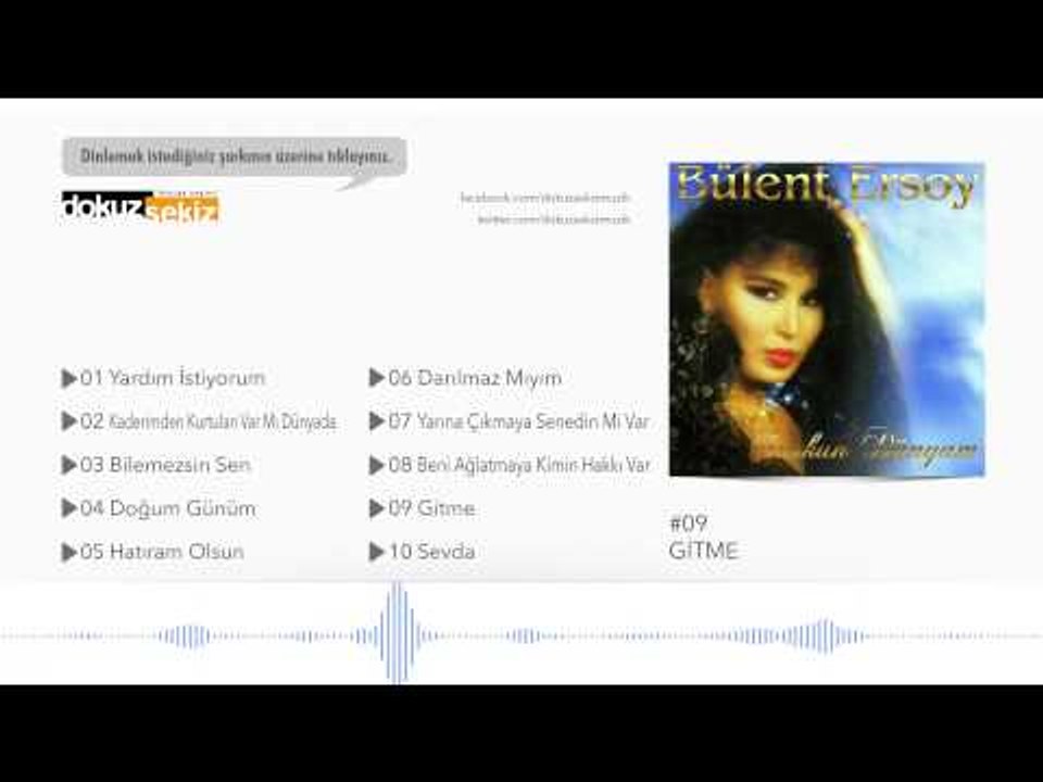 Bülent Ersoy - Gitme (Official Audio)