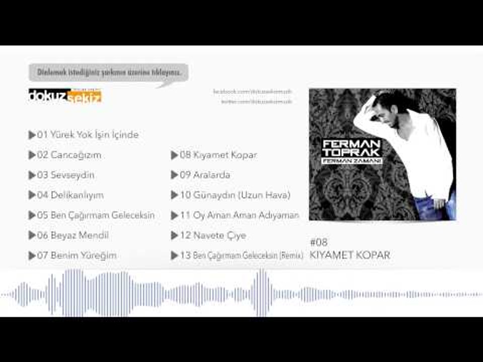 Ferman Toprak -  Kıyamet Kopar (Official Audio)