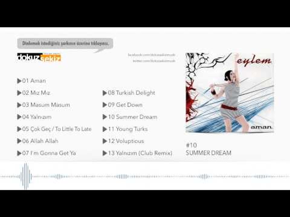 Eylem - Summer Dream (Official Audio)
