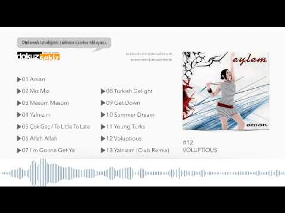 Eylem - Voluptious  (Official Audio)