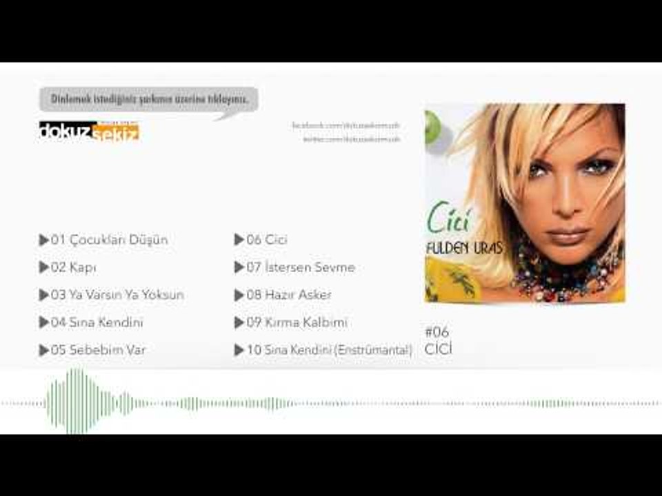 Fulden Uras - Cici  (Official Audio)