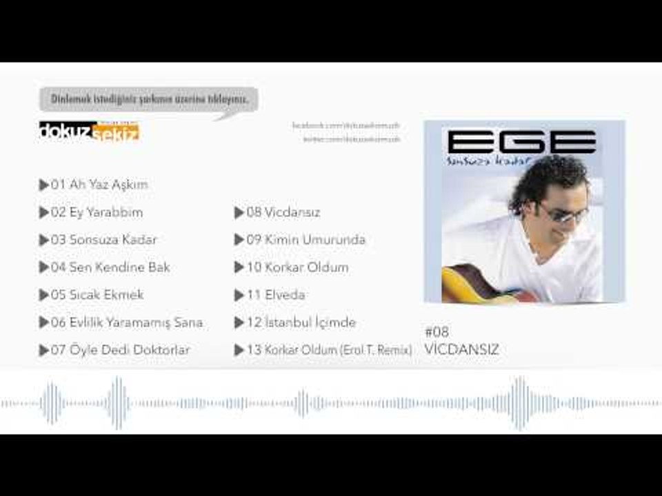Ege - Vicdansız (Official Audio)