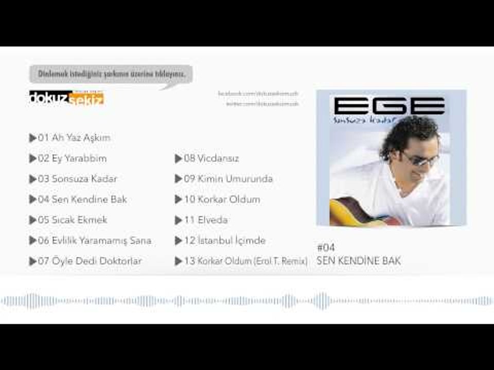 Ege - Sen Kendine Bak (Official Audio)