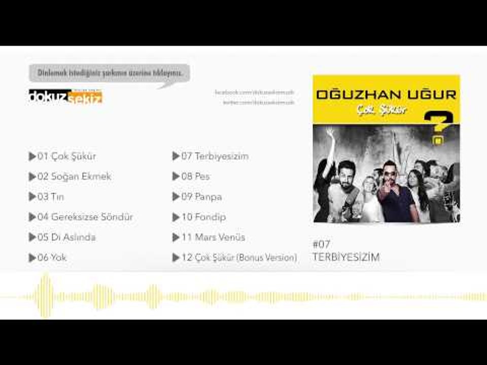 Oğuzhan Uğur feat. Sevgi Biber - Terbiyesizim  (Official Audio)