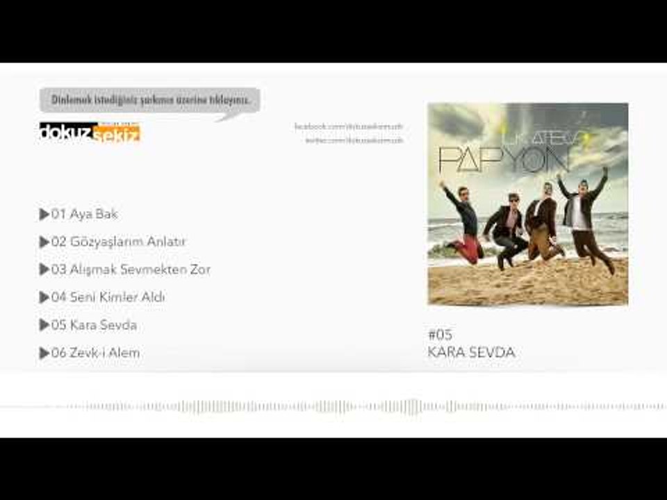 Papyon - Kara Sevda (Barış Manço Cover) (Official Audio)
