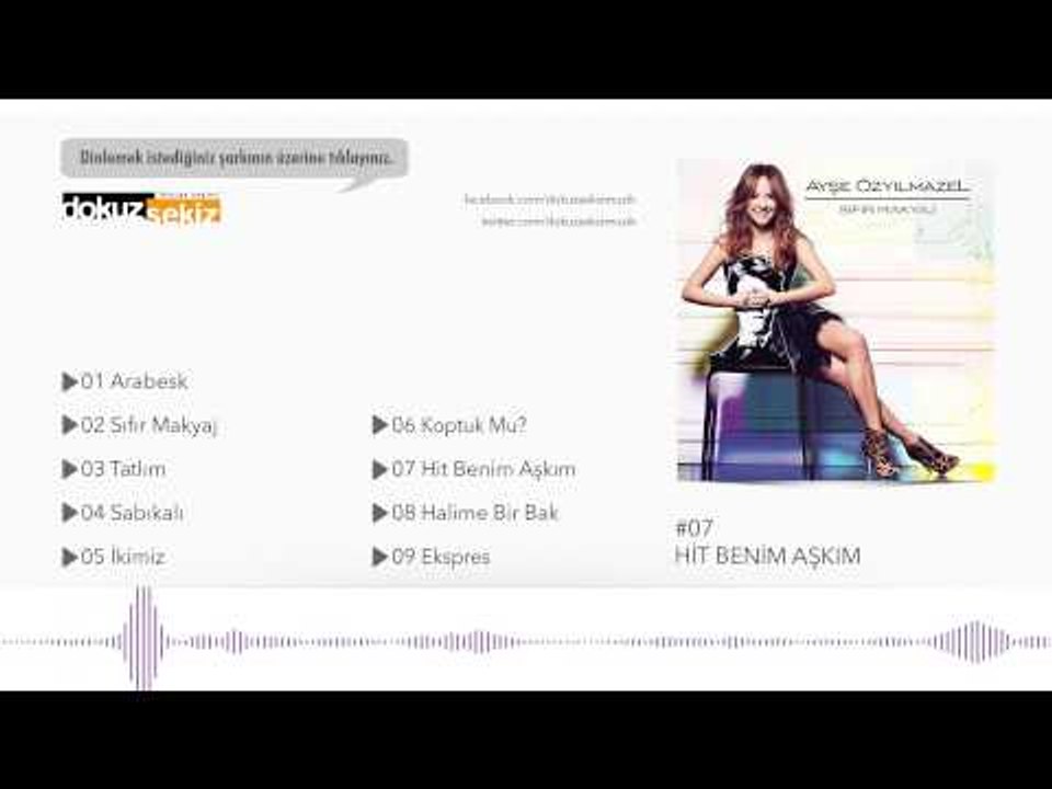 Ayşe Özyılmazel - Hit Benim Aşkım (Official Audio)