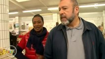 Babette de Rozières au marché de Cancale