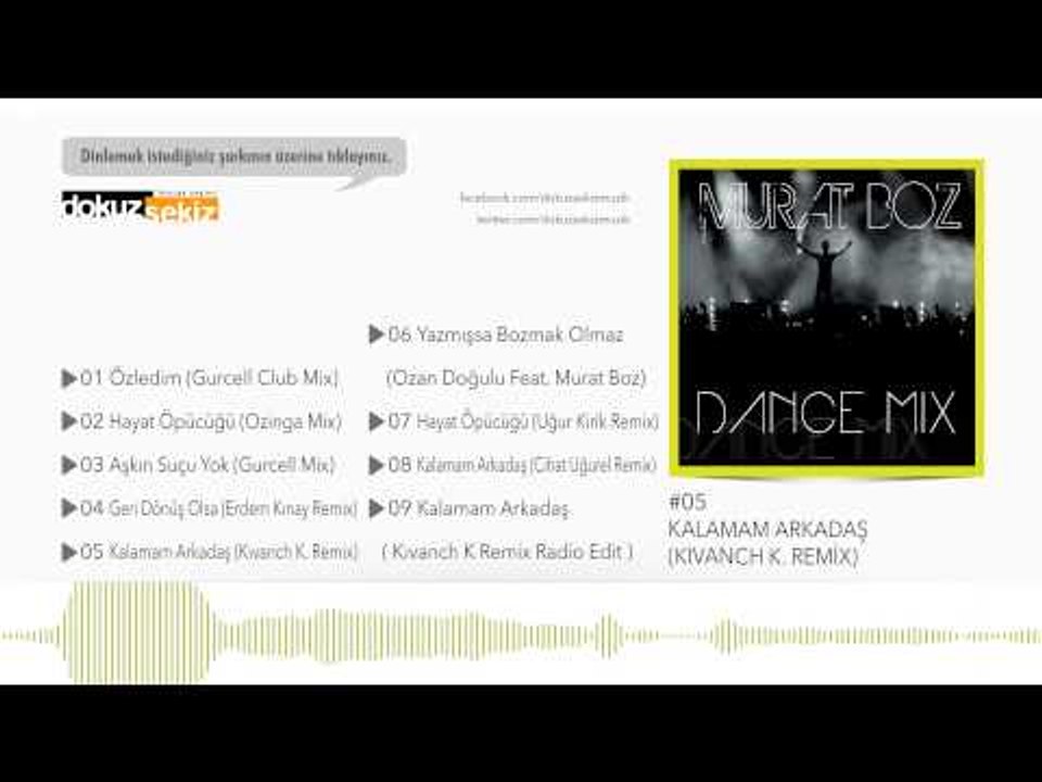 Murat Boz - Kalamam Arkadaş (Kıvanch K Remix) (Official Audio)