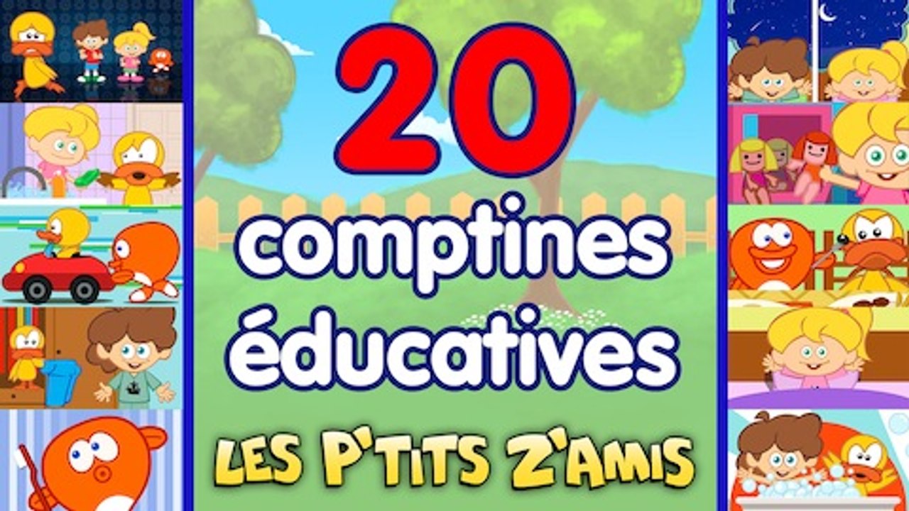 20 comptines et chansons éducatives et ludiques - compilation 38 Min