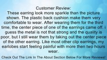 Clip On Crystal Rhinestone Tear Drop Earrings Review