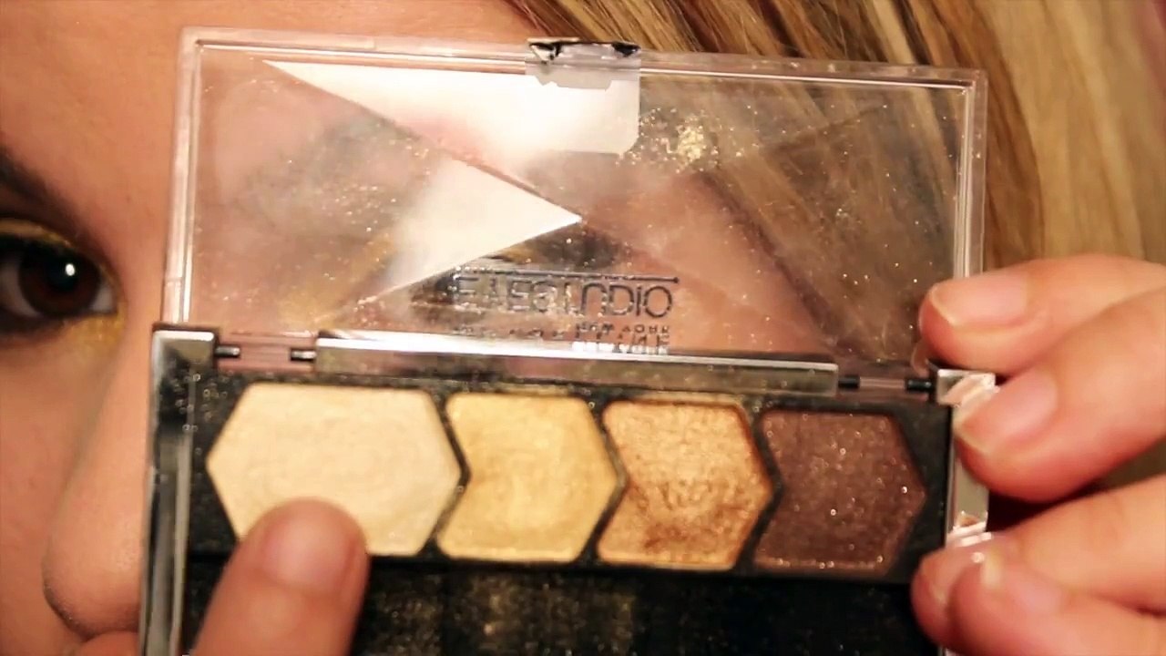 Yellow Gold Eye Makeup Tutorial