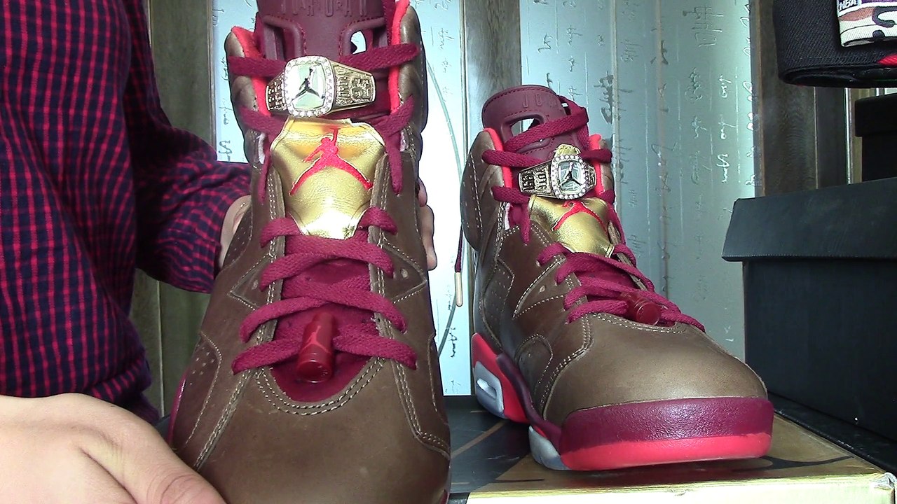 Authentic Air Jordan 6 Championship Cigar