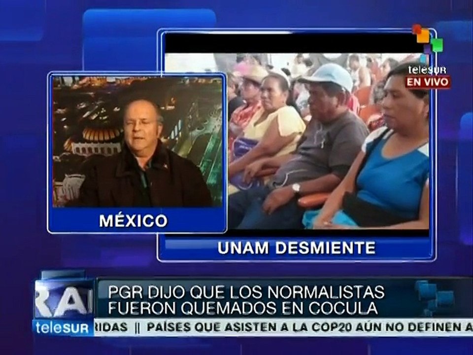 Versión de PGR sobre caso Ayotzinapa es una fantasía: científico UNAM