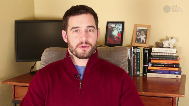 Ben Fowlkes reacts to Carla Esparza's historic strawweight victory