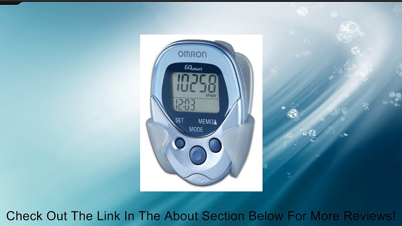 Omron HJ-112 Digital Pocket Pedometer with 2D SmartSensor Technology, Twinpack Review