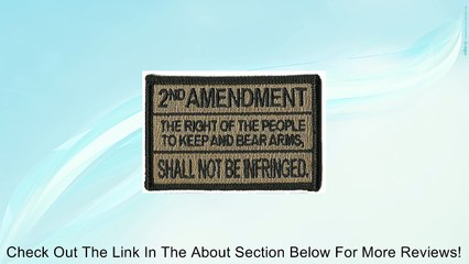 2nd Amedndment Tactical Patch - Coyote Tan Review