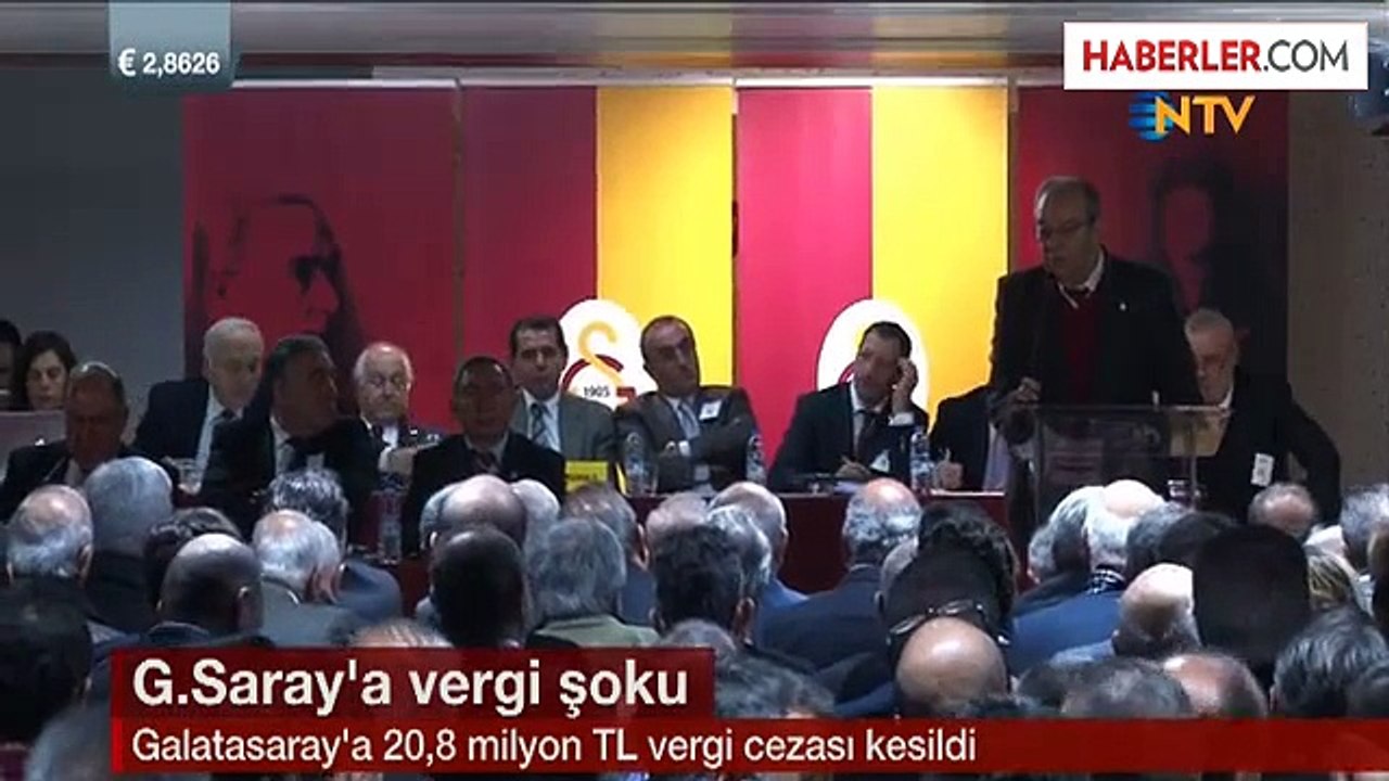 Maliye Bakanlığı'ndan Galatasaray'a Tarihi Ceza