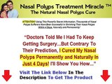 Nasal Polyps Treatment Miracle Facts Bonus + Discount