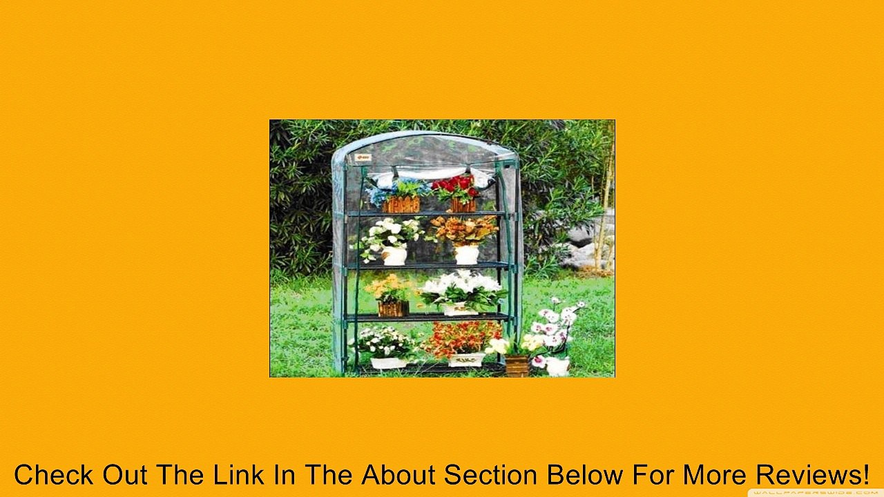 Green Garden 4 Tier Mini Hot House W Shelves 47"L x 19"D x 62"H Greenhouse Gh001 Review