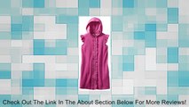KC Parker Big Girls'  Terry Zip Front Hooded Cover Up, Fuchsia Rose, 7 Review