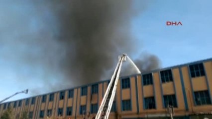 Kayseri'deki Mobilya Fabrikasında Yangın