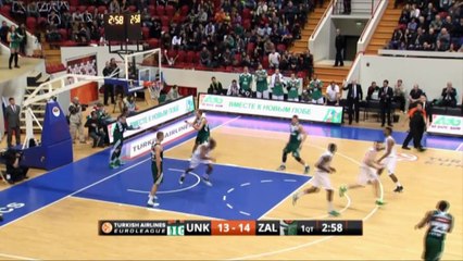 Unics Kazan 73-60 Zalgiris Kaunas, Gruppo A