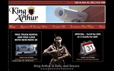 King Arthur Self Storage Draper and West Valley, Utah