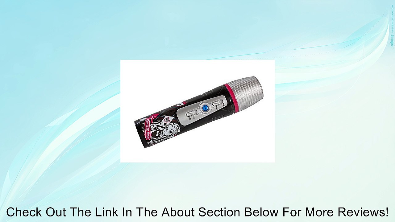 Monster High KARAOKE Microphone for iPod iPhone iPad and MP3 Players Review