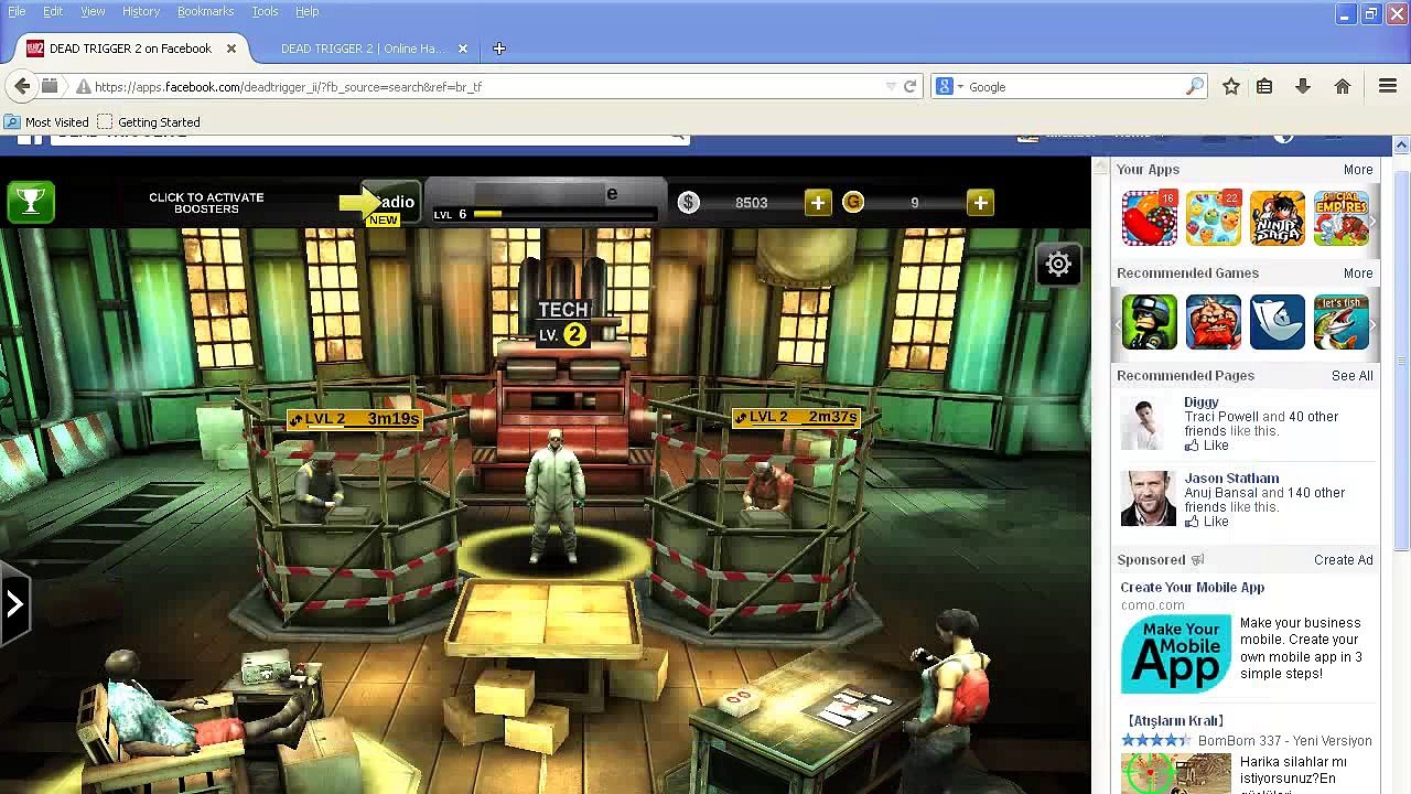 How To Hack Dead Trigger 2 Money & Gold On Facebook