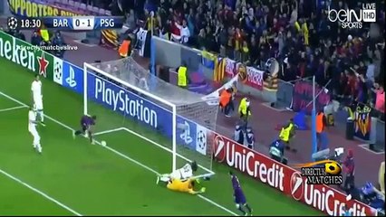 Barcelona - Paris saint germain  3- 1