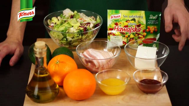 Przepis - Sałatka z fetą i awokado