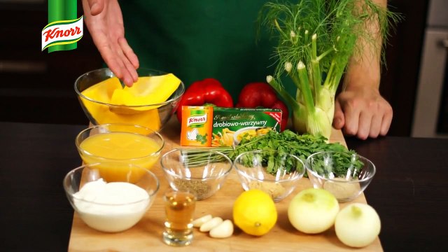 Przepis - Zupa krem z dyni