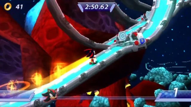 Sonic Rivals - Shadow : Zone Meteor Base Acte 2