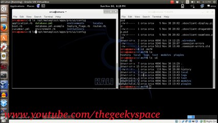 How to run metasploit (missing database.yml) and make postgresql,metasploit run at startup