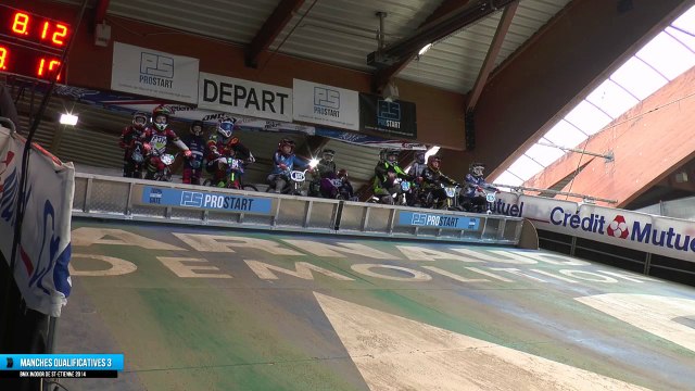 Replay Manche 2 Trophée des Nations 19ème BMX Indoor de St-Etienne 2014