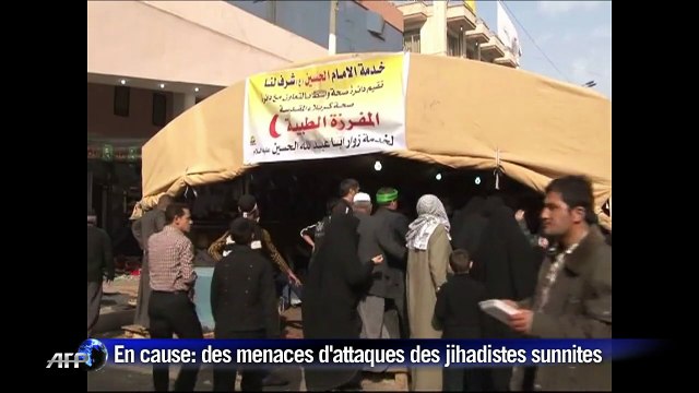 Irak: afflux de pèlerins musulmans chiites à Kerbala