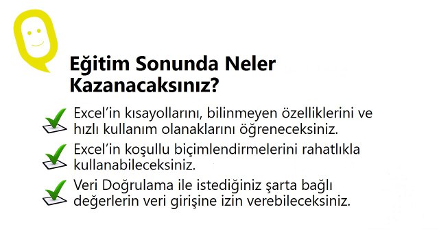 Ömer BAĞCI ile İleri Düzey Excel, Excel’i Etkin Kullanma eğitimi - istanbul
