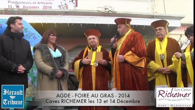 AGDE - 2014 - Aux CAVES RICHEMER le marché de Noël met le terroir à la fête