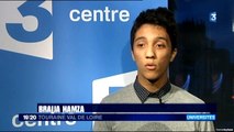 19/20 France 3 Tours - Hamza Braija, président de l'UNEF Tours sur l'austérité à l'université