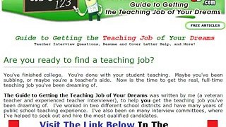 I Want A Teaching Job Get  Bonus + Discount