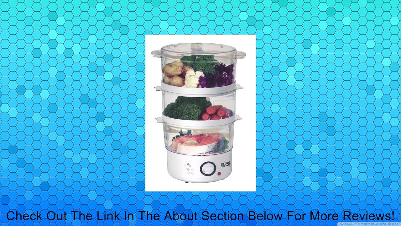 Feel Good Live Well 3 Tier Steamer, 7.6 Quart Capacity Review