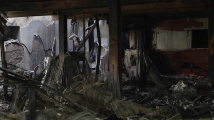 Le Set Club à Aix ravagé par les flammes