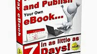 How To Write Your Own Ebook In 7 Days! Review + Bonus