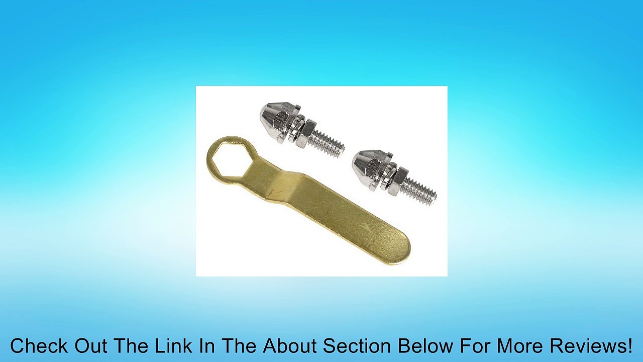 Custom Accessories 93362 Anti-Theft License Plate Bullet Style Fastener Review