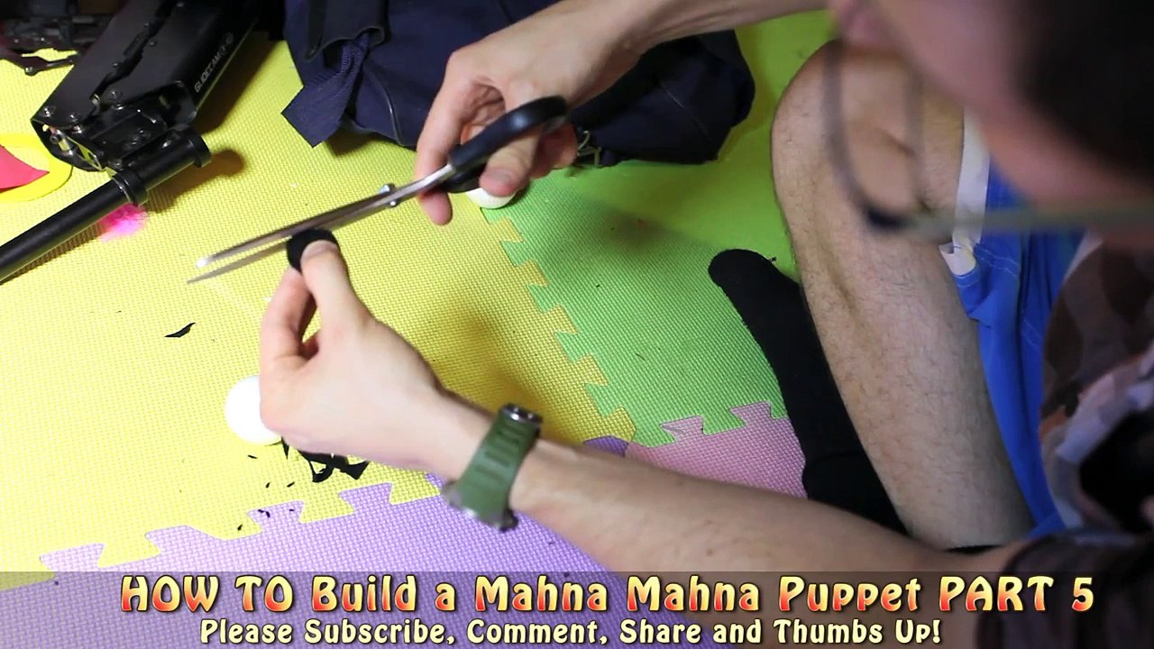 HOW TO Make a MAHNA-MAHNA Puppet Part 5