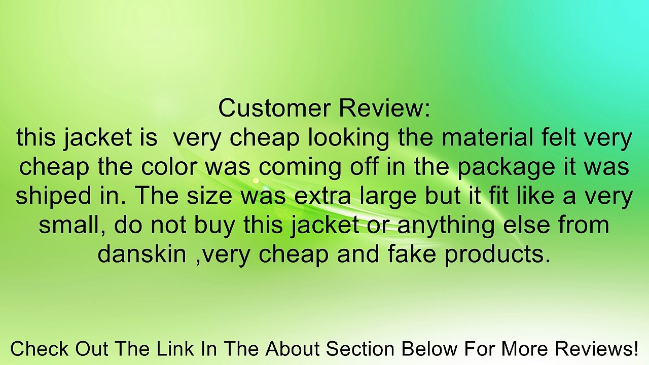 Danskin Women's Fabulous Fleece Jacket, Winter Berry, Large Review