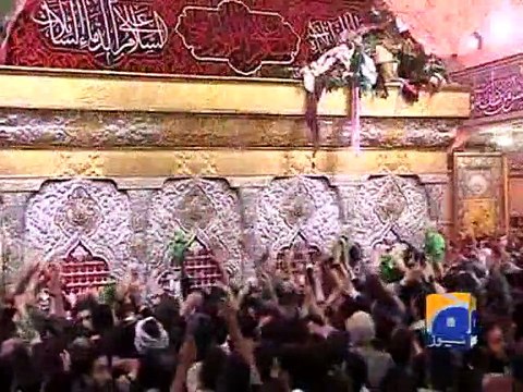 Chehlum of Hazrat Imam Hussain (RA) solemnly held-Geo Reports-13 Dec 2014