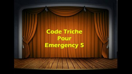 [FR-EN] Code Triche Pour Emergency 5 PC JEUXVIDEO